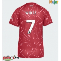 Camiseta Liverpool Florian Wirtz #7 Primera Equipación para mujer 2026-27 manga corta